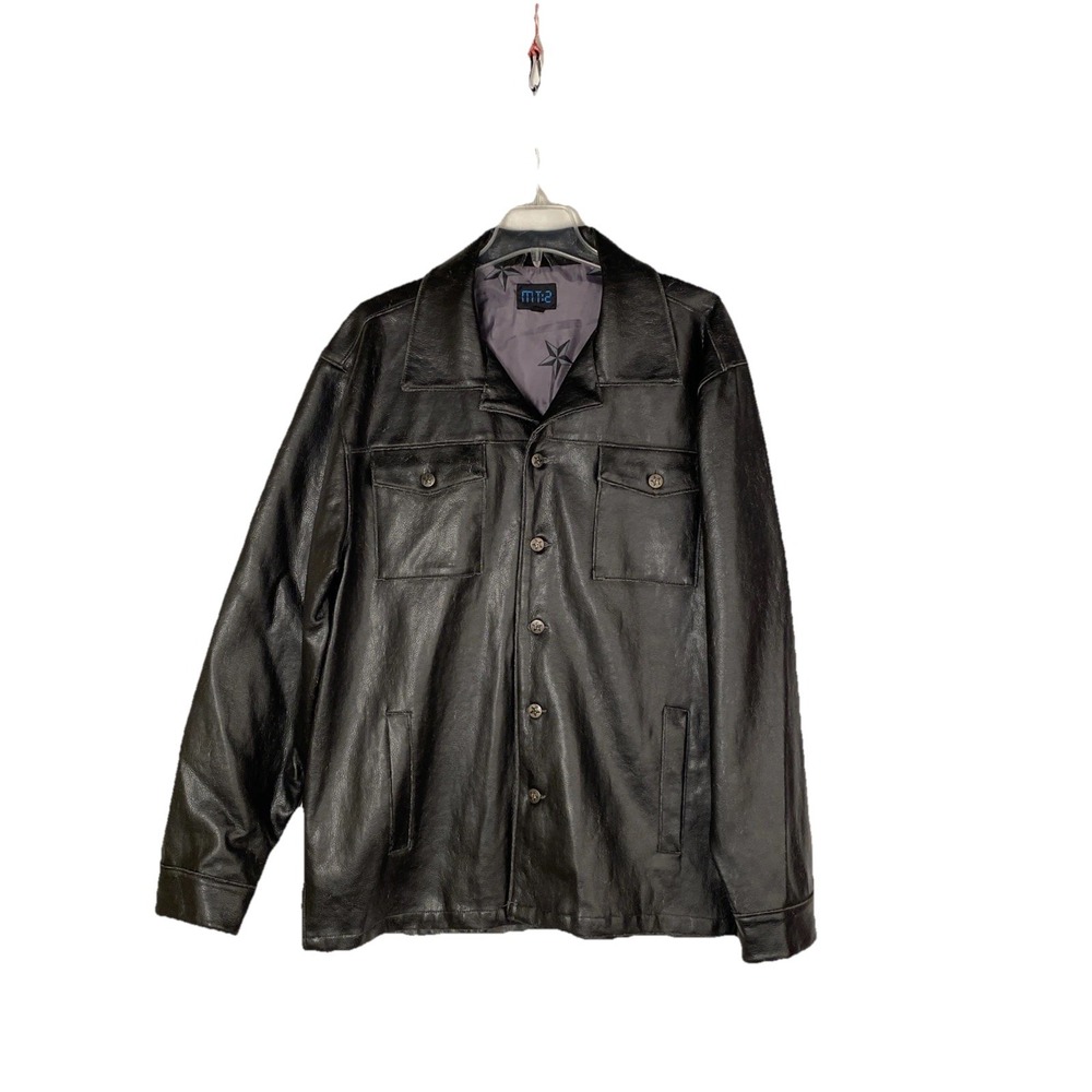 MT:2  Hot Topic  faux leather Shirt XL Rare Vintage!
